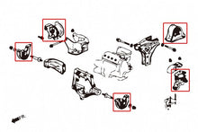 Load image into Gallery viewer, Hard Race Engine Mount Set - EK Civic - D/B Series