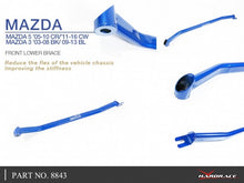 Load image into Gallery viewer, Hard Race Front Lower Brace - MS3 Gen 1/2