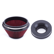 Load image into Gallery viewer, Hybrid Racing Universal 3.5" Velocity Stack &amp; Filter
