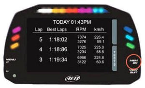 AiM Dash MXS Strada 1.2 Car Racing Dash Display