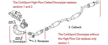 Load image into Gallery viewer, CorkSport "Power Series" Short Downpipe - MS3 Gen1/2