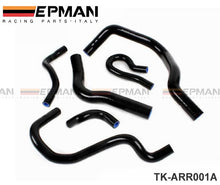 Load image into Gallery viewer, EPMAN Silicone Radiator Hose Kit - B18C (Black Top)
