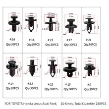 Load image into Gallery viewer, EPMAN 280pc Plastic Clip Fastener Kit