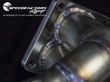Load image into Gallery viewer, SpeedFactory Stainless Turbo Manifold - Forward Facing B Series