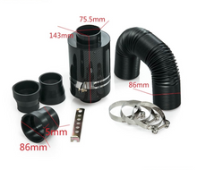 Load image into Gallery viewer, EPMAN Universal Carbon Fibre Cold Air Box Intake Kit