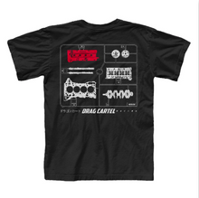 Load image into Gallery viewer, Drag Cartel Model Parts T-Shirt