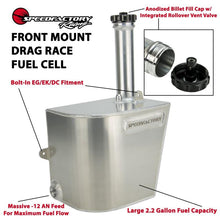 Load image into Gallery viewer, SpeedFactory Racing Front Mount Drag Race Fuel Cell - EG/EK/DC