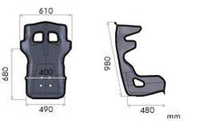 Load image into Gallery viewer, OMP FIA Racing Seat - HRC-R XL