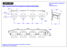 Load image into Gallery viewer, Jenvey SF Taper Throttle Body Kit - B Series