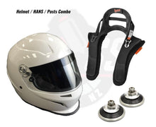 Load image into Gallery viewer, Race Helmet + HANS + Posts Combo