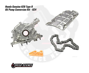 Honda Genuine K20 Type R Oil Pump Conversion - K24/CL7/FD2